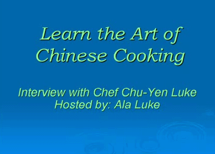 Learn The Art Of Chinese Cooking - Part 1 -introduction  Video